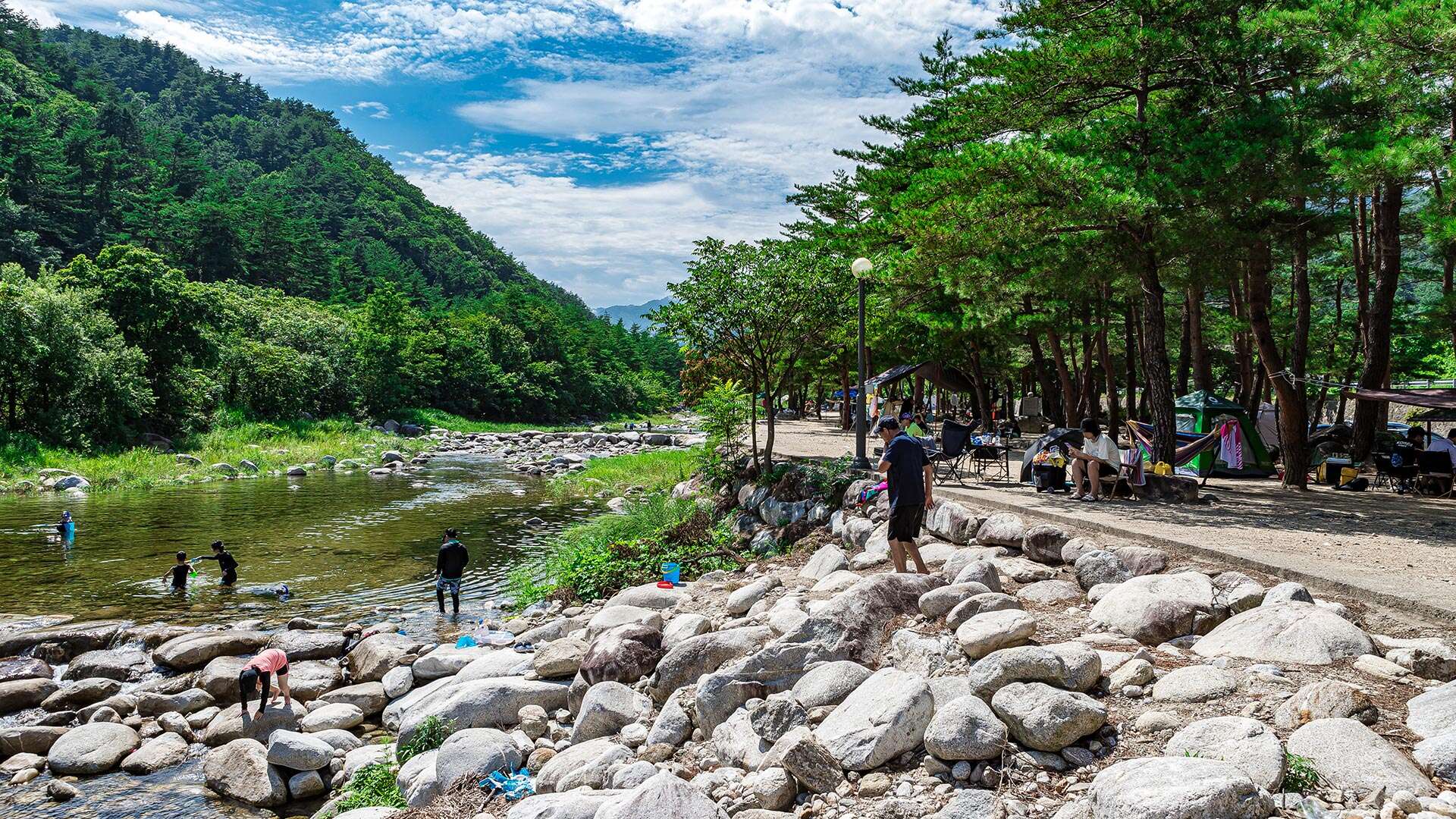 장천마을 관리휴양지