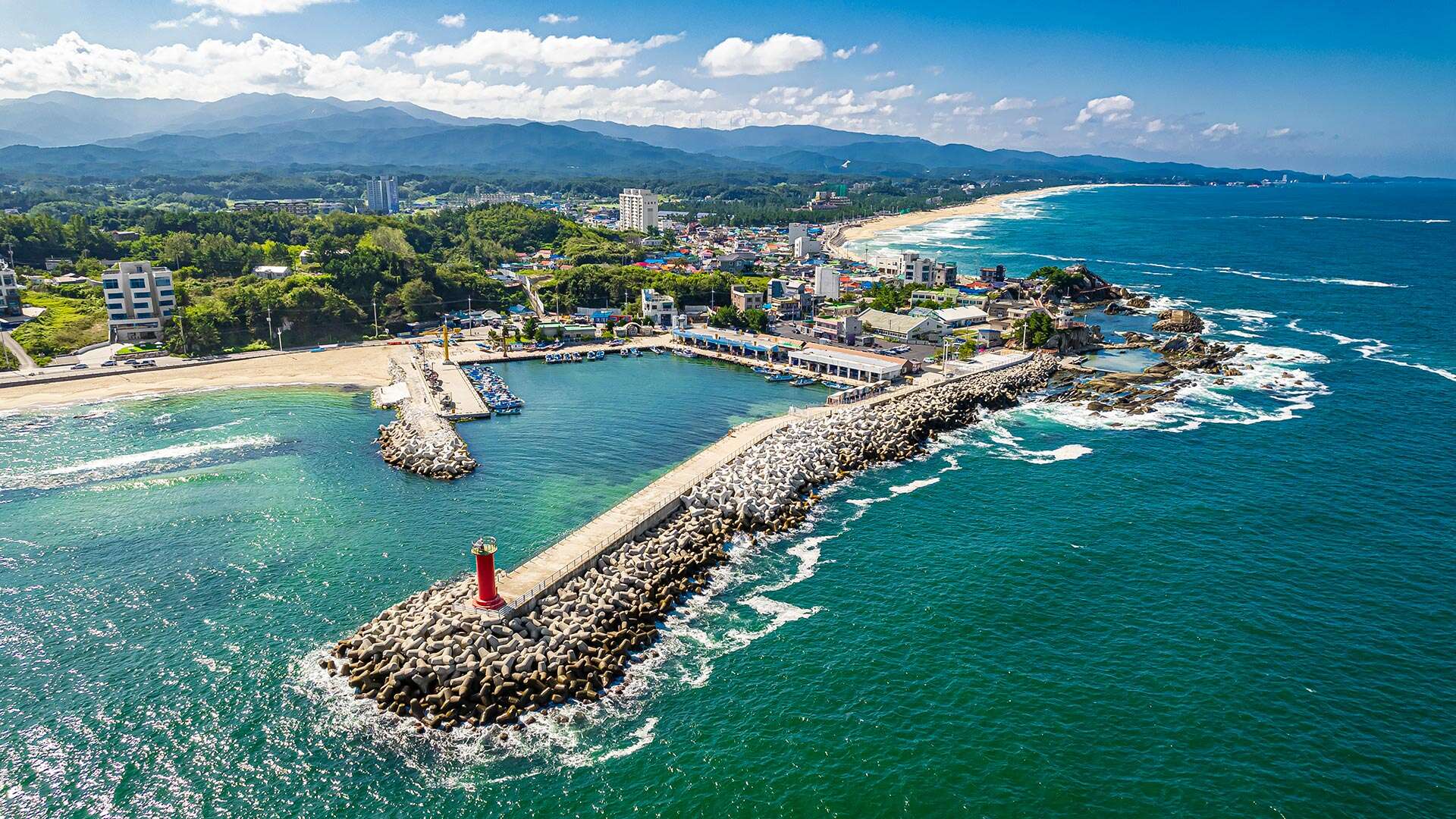 Sodol Port seen from the sky